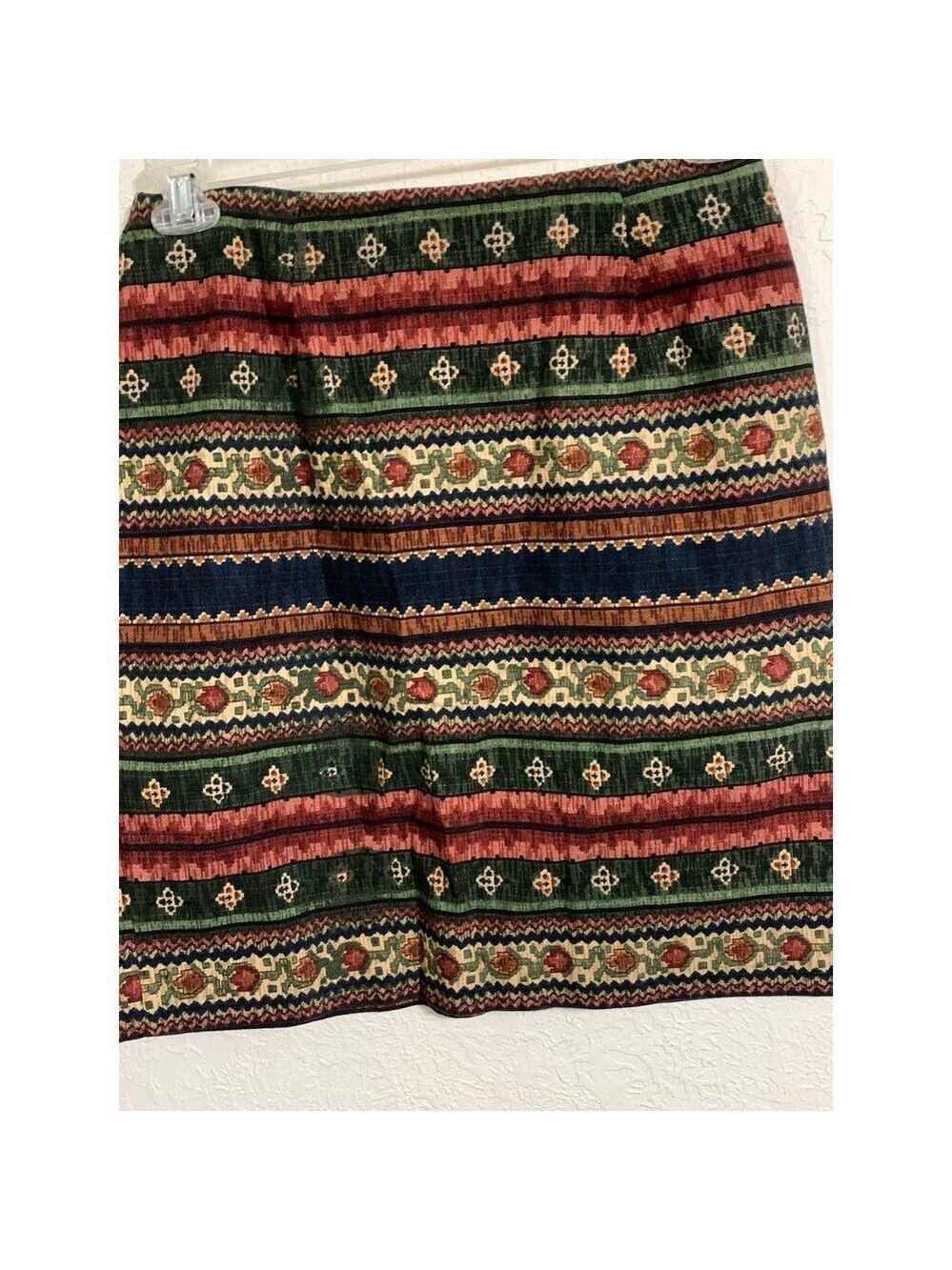 Samantha Edwards Multi Colored Skirt 8 retro